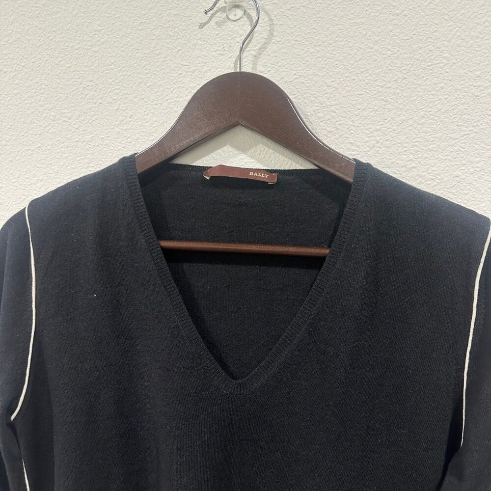 Bally Black Cotton-Cashmere Sweater